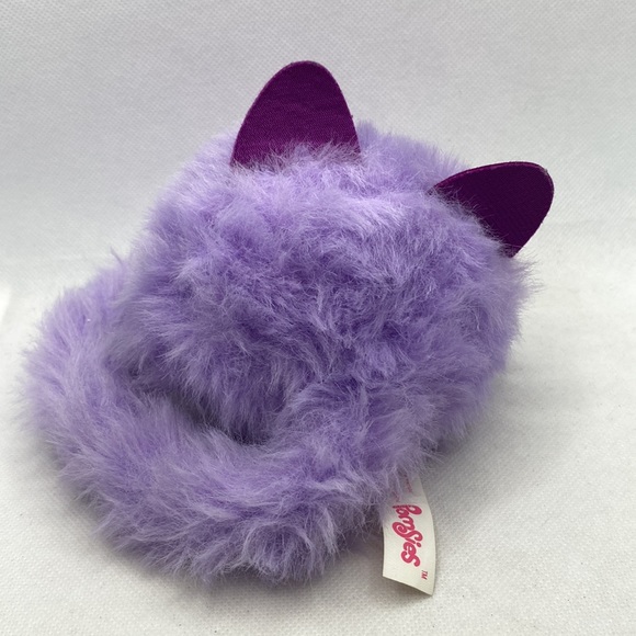 Pomsies Speckles Purple Kitty Cat Pet Interactive Toy Works - Picture 5 of 9